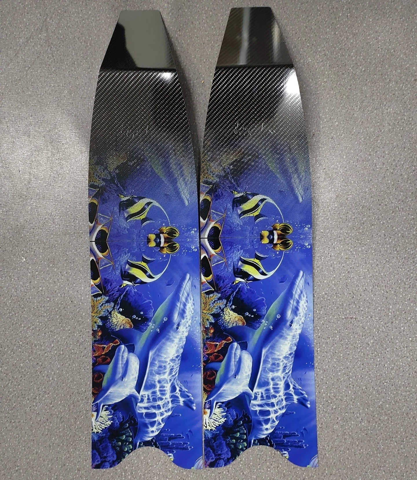 Carbon Fiber Blade freediving Fins carbon Spearfishing free Diving Fins and scuba  diving long fins