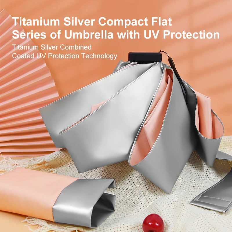 Super Hot Girl Gift Protective Travel Mini Uv Umbrella Japanese 5 Folding Umbrella