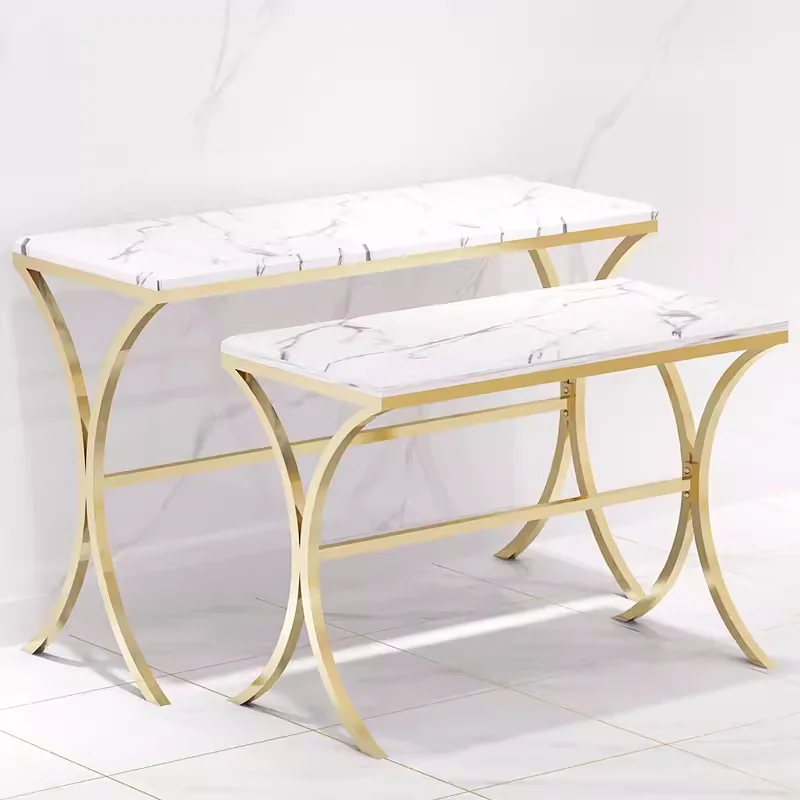 Boutique Clothing Shop Portable 2pcs/set Nesting Tables for Shoes Display Clothes Shop Handbag Display Table