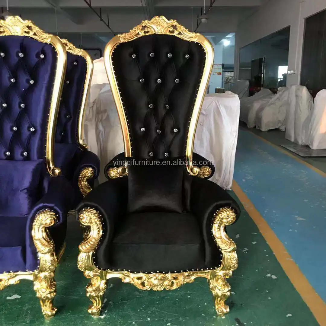 Wedding King and Queen Throne Chairs