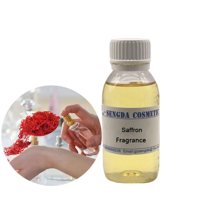 Top High quality and long lasting synthesis Saffron Fragrance Oil For Making Perfume branded & Soap & Shampoo