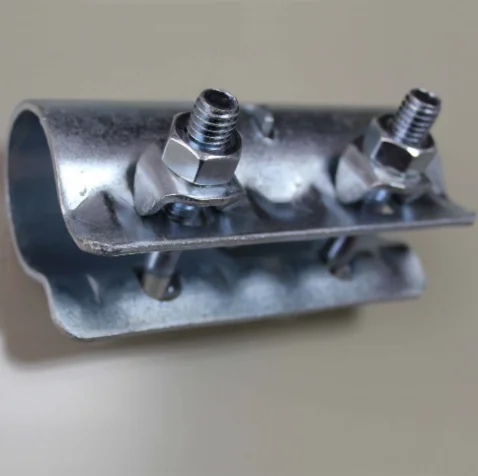 Galvanized Steel Scaffolding Accessories Scaffold Pressed Sleeve Coupler Joint Pipe Clamp Fitting