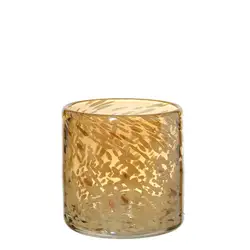 Samyo Mercury Glass Speckled Round Votive Tealight Candle Holders Set for Weddings Centerpieces Home Decor Parties