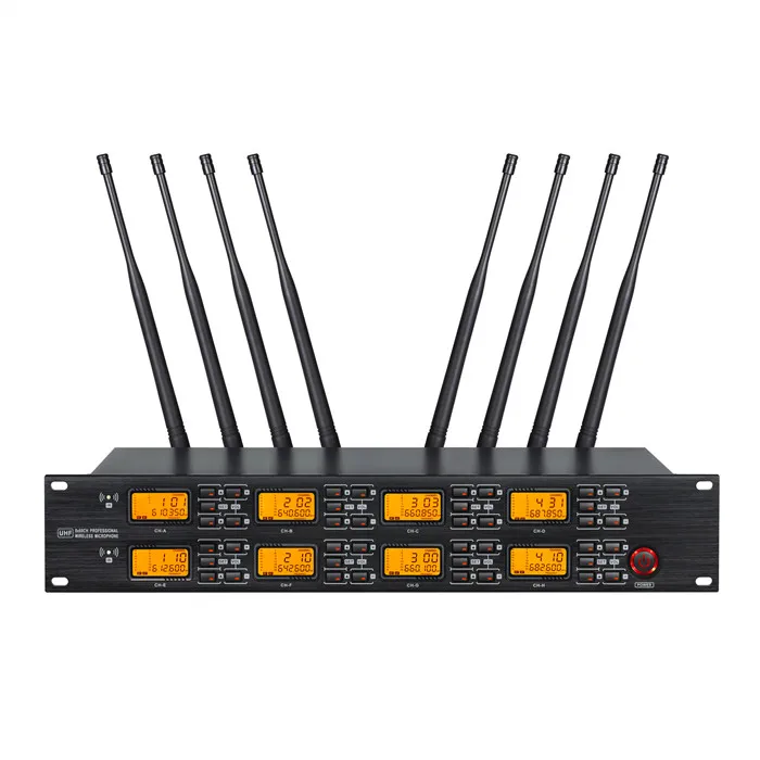 TKG UR-8000-S 640-690 МГц UHF профессиональный УВЧ беспроводной микрофон 8 системы для цифровых зеркальных камер