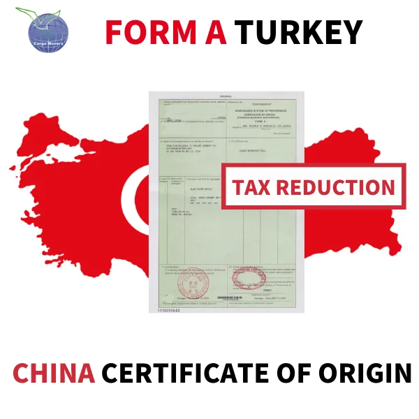 Certificate of Origin for Turkiye Imports