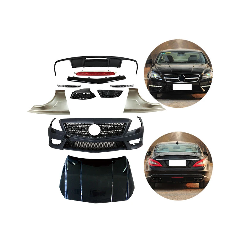 GBT - Fast Shipping upgrade kits benz w218 cls63s amg widebody kits facelift for mercedes benz cls class Modified cls body kits