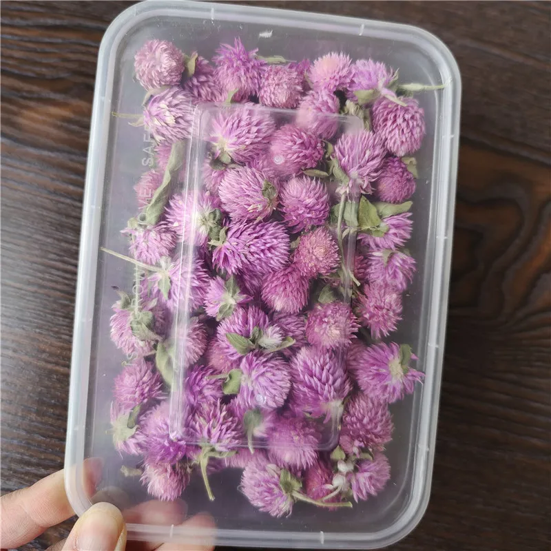 Dried flowers head Globe Amaranth   flower ring decoration handicraft decoration