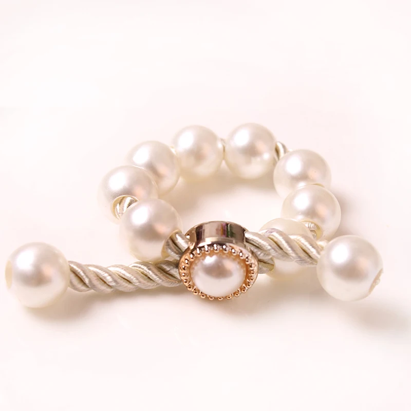 Anillos Para Servilletas Decoracion New DIY Handmade Beaded Napkin Rings Pearl Napkin Holders with Diamond