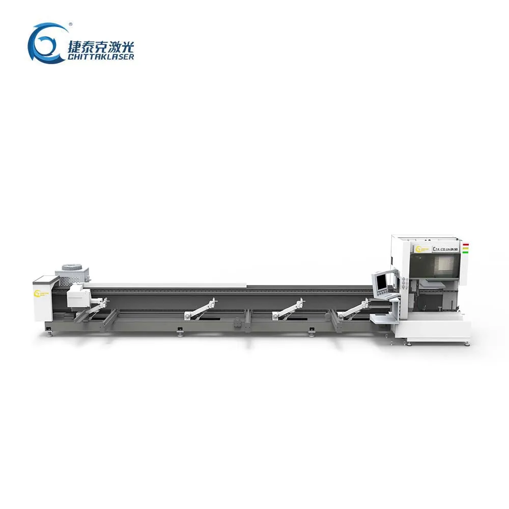 Laser pipe cutting speed, burr-free 120mm chuck 40mm intelligent fully automatic laser cutting machine