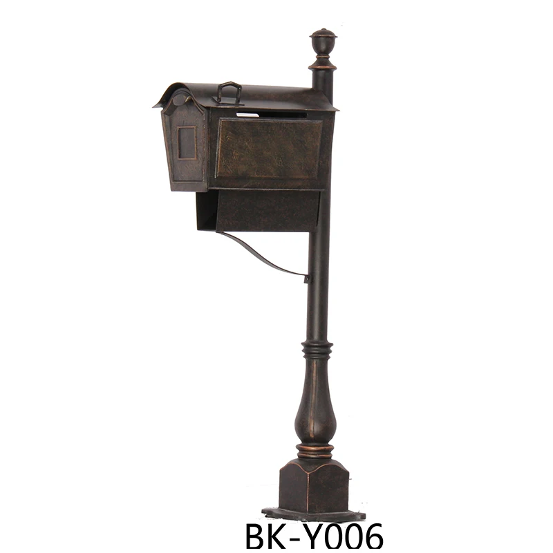 outdoor vertical type postbox home use casting aluminium postbox patio furniture