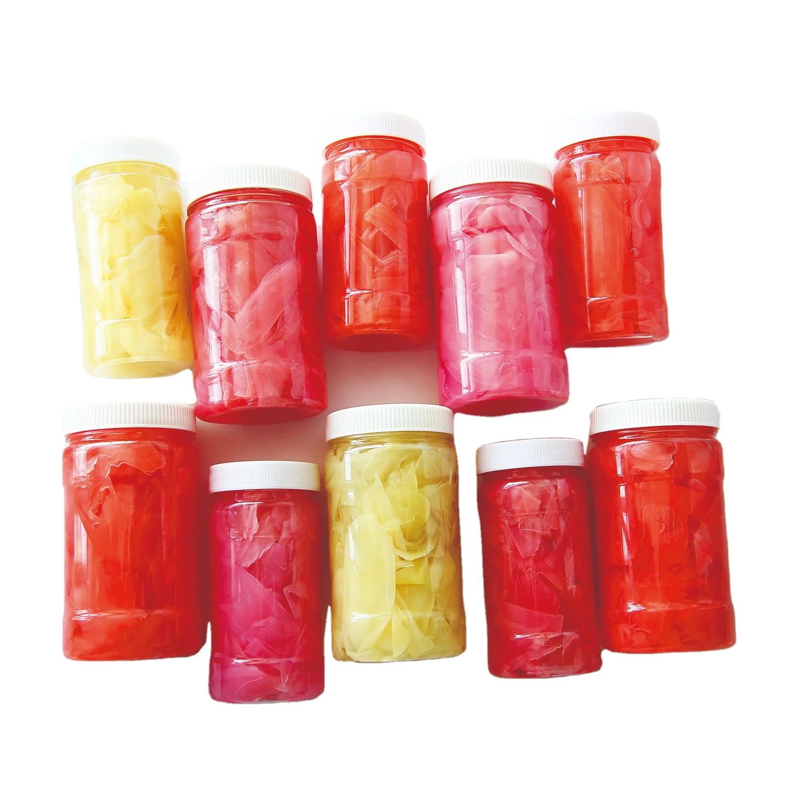 Manufacturers various sizes of bottled sushi ginger Japanese style pickled ginger
