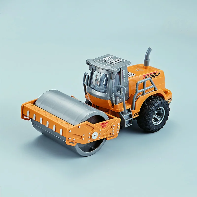 4-way Rc Car With Remote Control For Children Engineering Construction Vehicle Excavator roller Rc Truck Jugetes