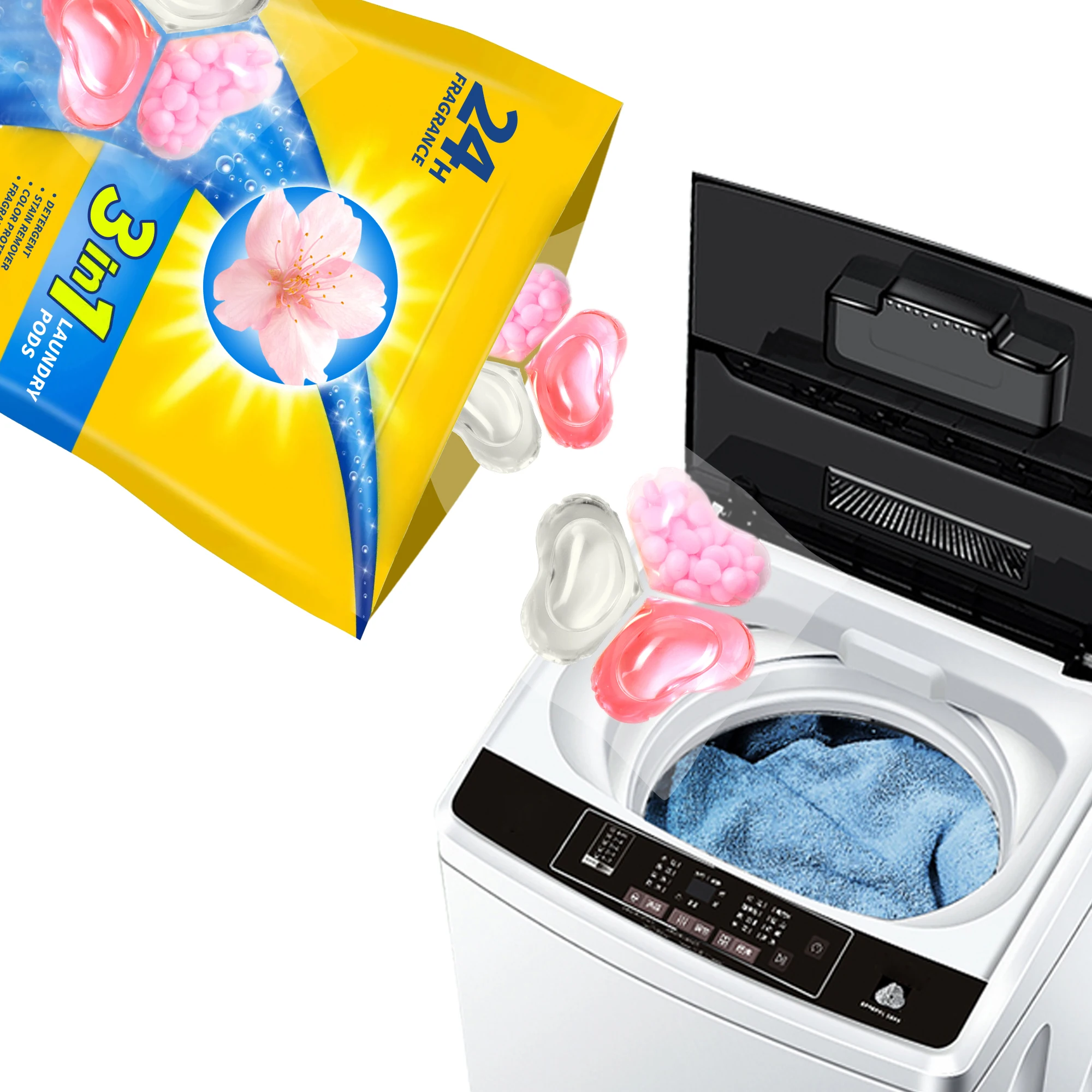 10g laundry detergent pods cleaning products laundry capsule pods sakura scent booster bead fragrance detergent washing powder