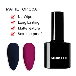 MEILIYAGEL Long lasting uv led nail gel polish matte top coat velvet matte top coat gel