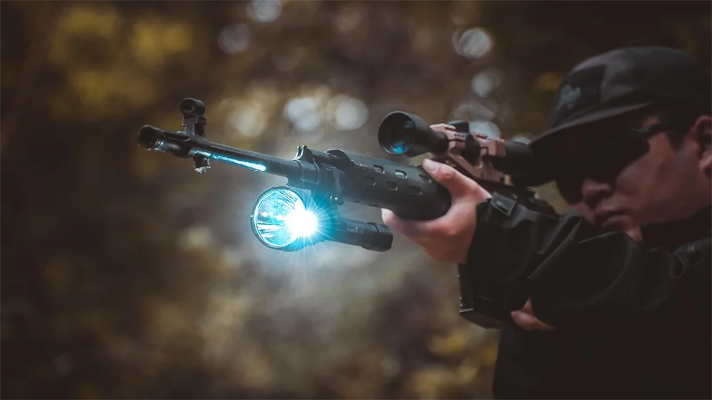  Trustfire T70 охотничий фонарь поисково-спасательный тактический фонарик 1000 м дальнего действия