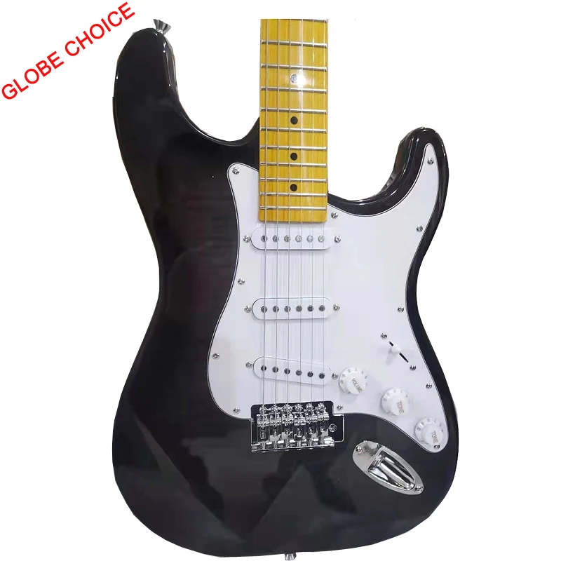 ELECTRIC GUITAR wholesale YELLOWISH NECK SSS PICKUP DISTRIBUTE