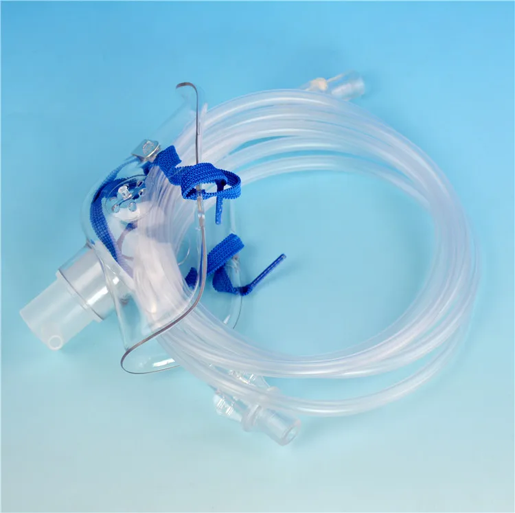 Medical Adult Medium Concentration Oxygen Mask For Facial
