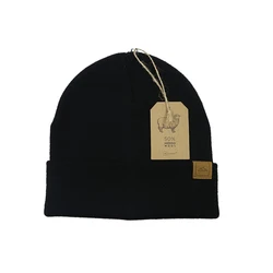 Premium Quality Custom Brand Label Merino Wool Knitted Winter Snow  Ski Toque Hat Tuque Beanie Cap