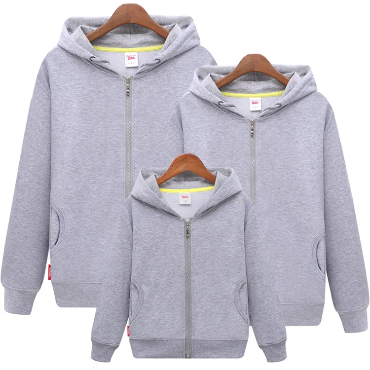 Winter Autumn Clothes  Matching Outfit Mommy and Me Outfits Mommy Dad and Son Daughter Family Zipper Hoodie Jacket