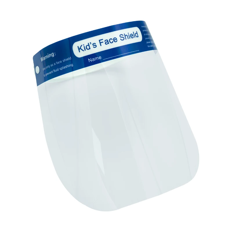 Популярный защитный козырек, прозрачные милые Мультяшные экраны, защита от запотевания, пластиковый защитный козырек для детей и домашних животных