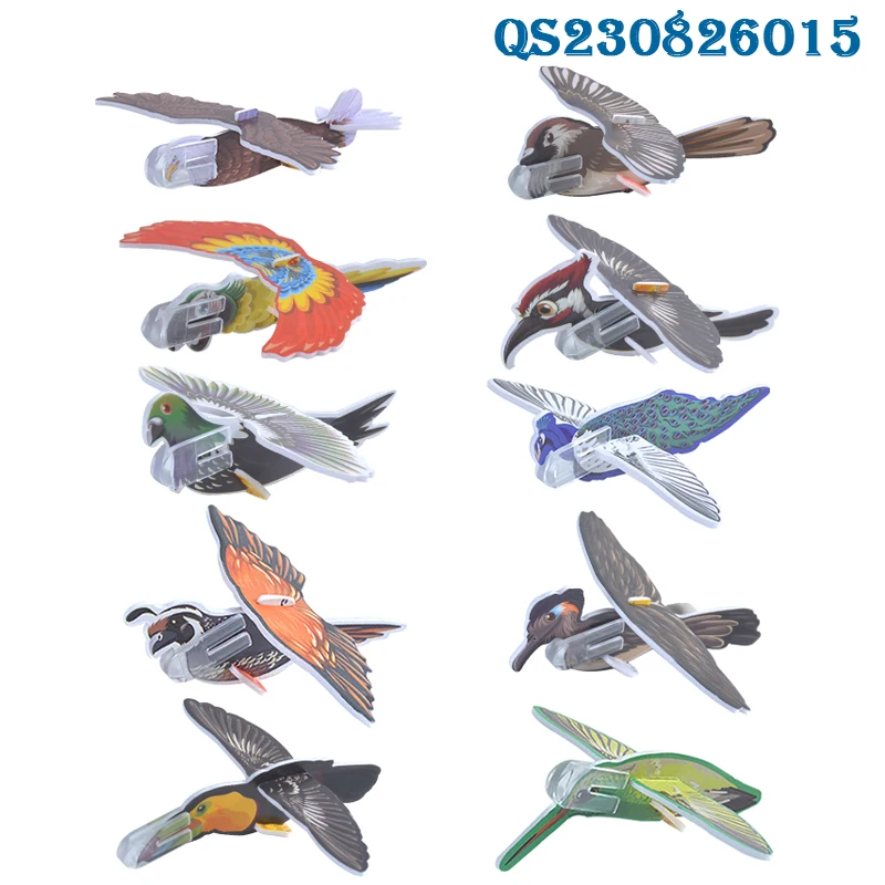 QS Hot Selling Kid Mini EVA Plane Model Small Size Outdoor Flying Glider Game Inertial Hand Throw Airplane Toy For Children Gift