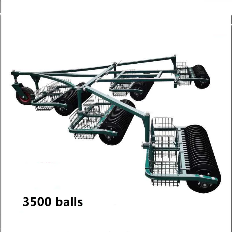 Wholesale Golf 3/5 Section Ball Picker Golf Ball Picker with Front Wheel Golf Driving Range Equipment