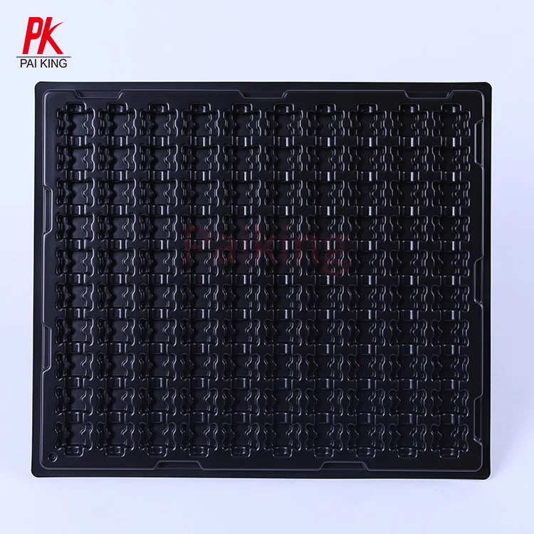 Customized Thermoform Blister Tray With Paper Card,Clear Blister Tray Packaging For Plastic Card