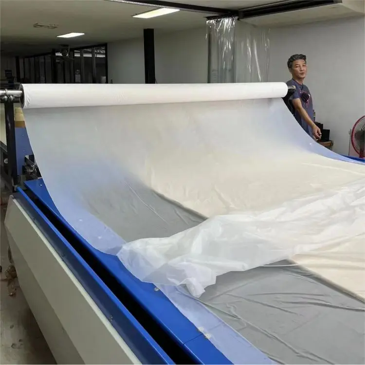 Spread on Fabric HDPE Plastic Masking Film Rol for Cutting the Fabric