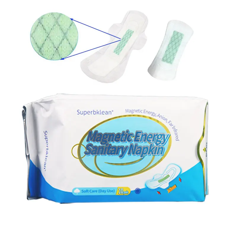 Longrich customize wholesale 260mm 10pcs  free sample rapid absorption women cotton napkin ladies sanitary pads sanitary towel