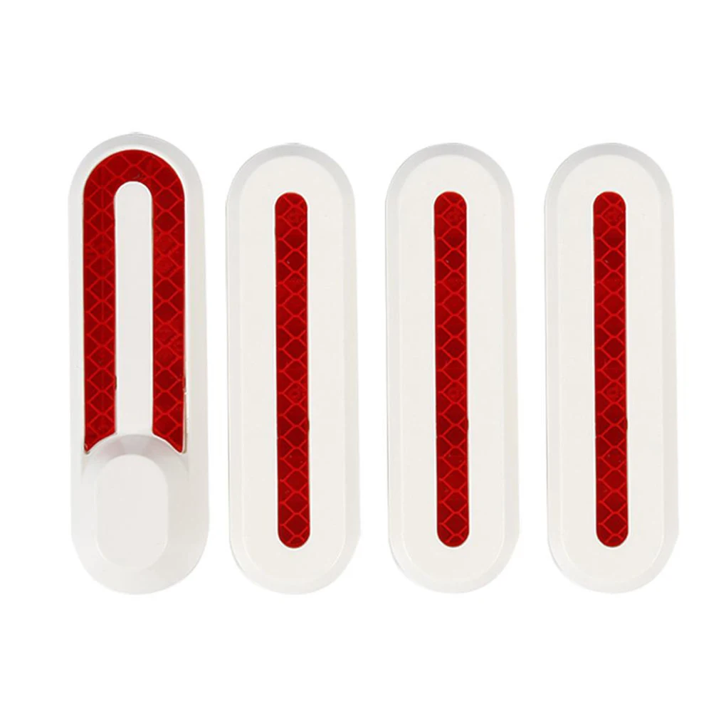 Electric Scooter Front and Rear Fork Decorative Cover with Reflective Sticker for M365 Scooter Accessories Parts