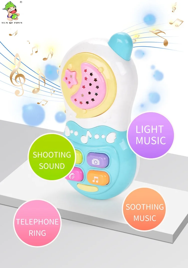 Детский телефон со звуком и светом