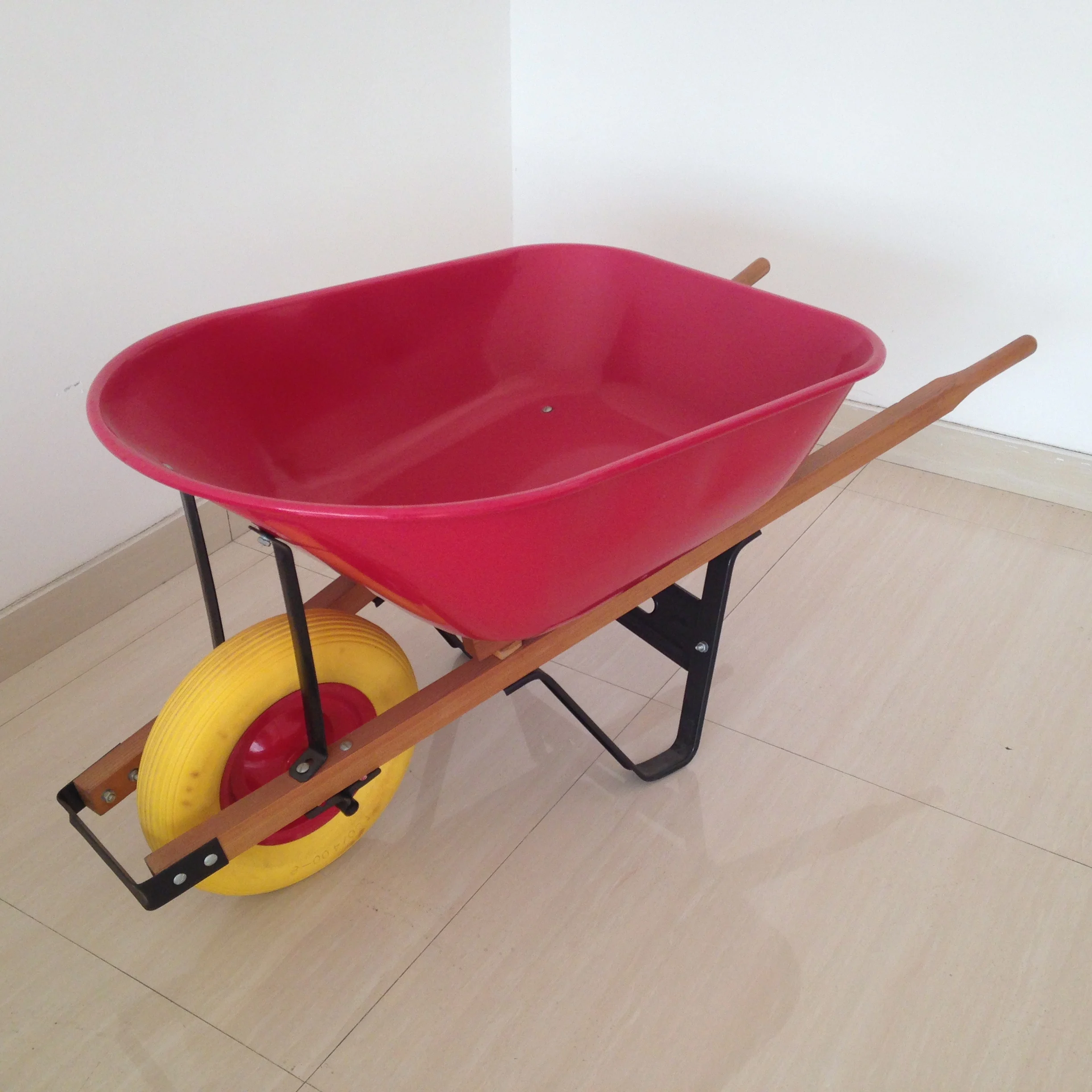 Metal Frame Heavy Duty Strong Kids Wheelbarrow Garden Wheel Barrow wb 0102