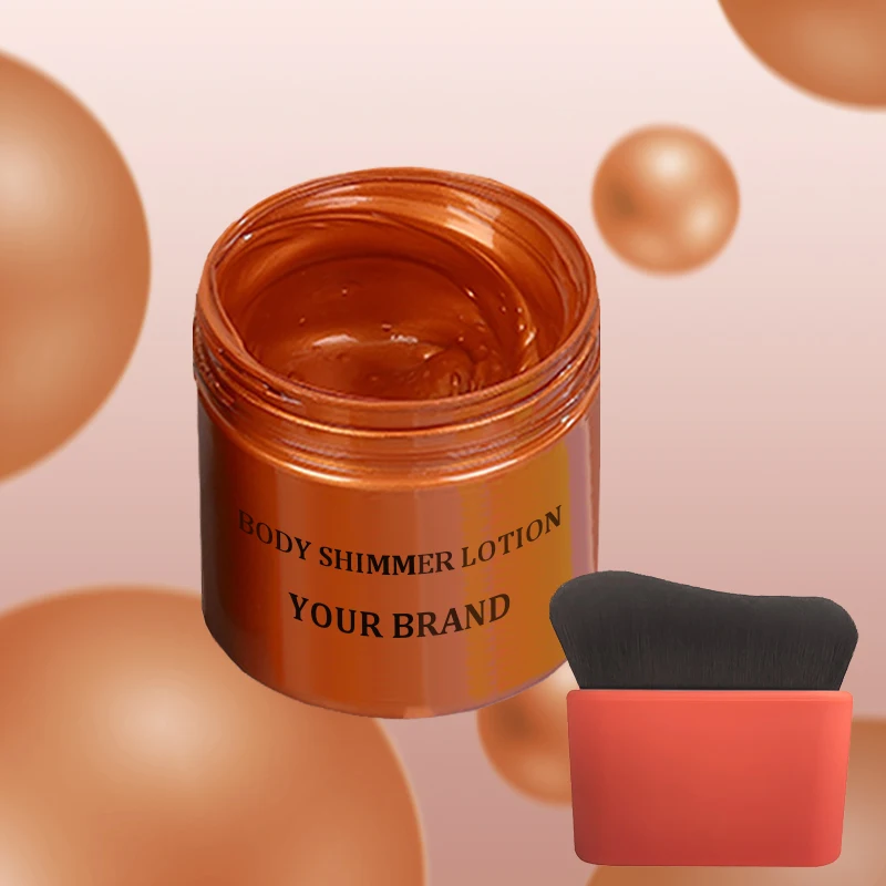 OEM Vegan Highlighter Glow Shimmer Liquid Lotion Private Label Wholesale Makeup Shimmer Face Body Shimmer And Glow