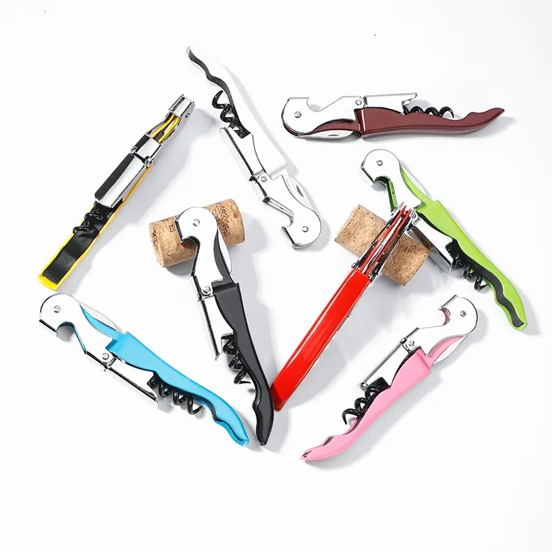 High Quality  Multifunction Stainless Steel Corkscrew Wine Metal Bottle Red Wine Opener
