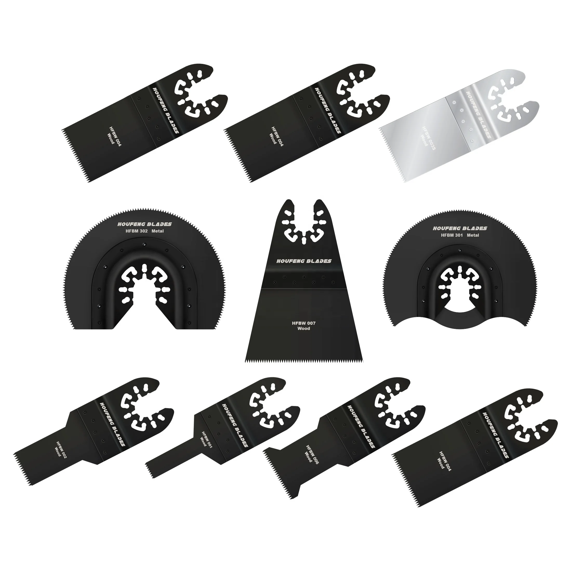 
10 pcs combination oscillating saw blades 