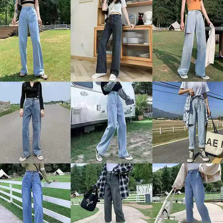 2023 Fashion Women brand new Ladies Jeans Bulk Apparel In Stock Wholesale