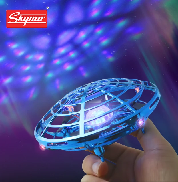 2022 newest remote control shine aircraft 2.4G remote controlled small ufo with colorful LED lights flying rc toy mini rc dron