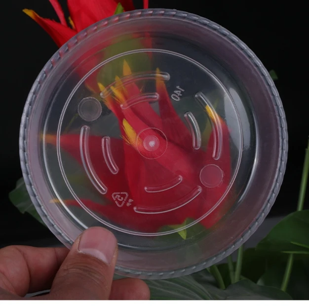 garden supplies clear plastic flower pot tray potted flower base tray transparent water receiving tray saucer