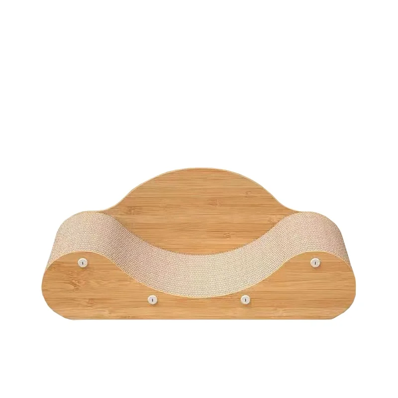 Wear-proof Cat scratcher cardboard sleeping bed sharp paw exercise toy lovely Sofa shape