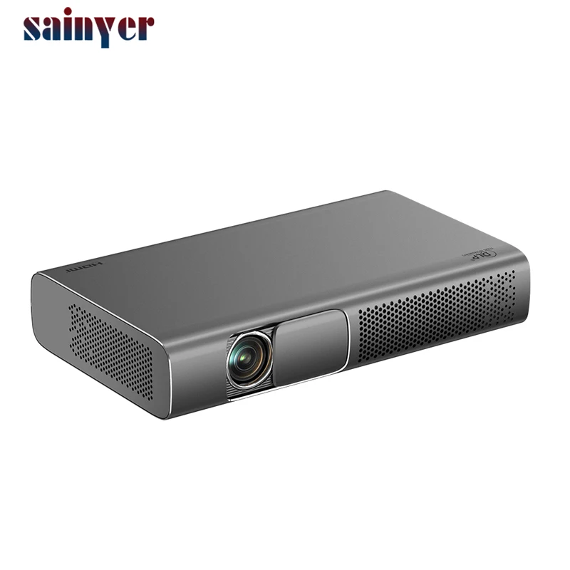 Sainyer V9 новейший 3D 4K беспроводной проектор 1080P DLP Smart Mobile Android мини светодиодный