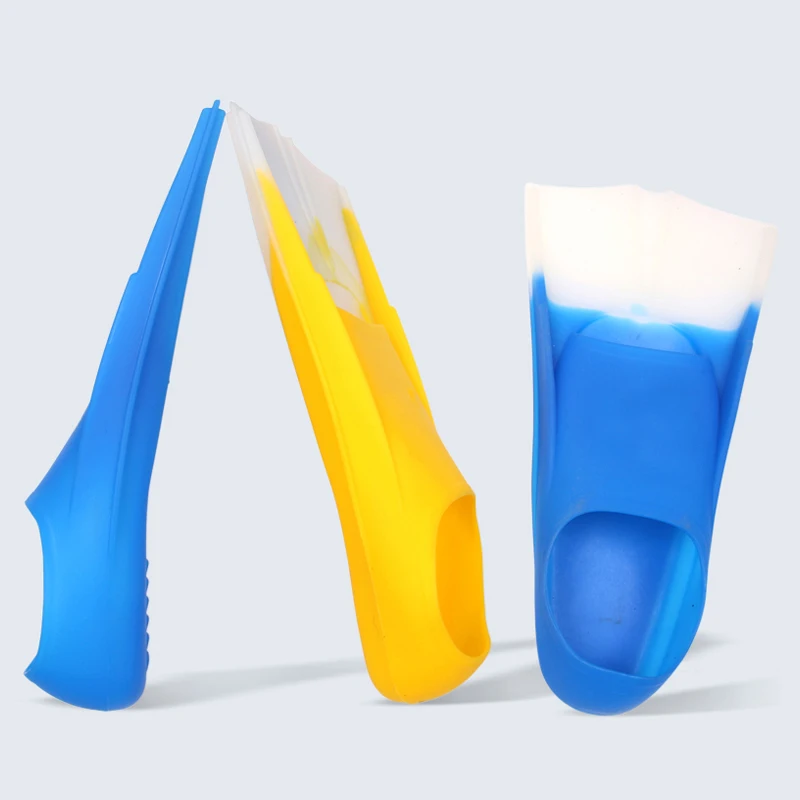 Adult Swimming Fins Foot Pocket Diving Flipper Eco-friendly Snorkeling Silicone Swim Fins