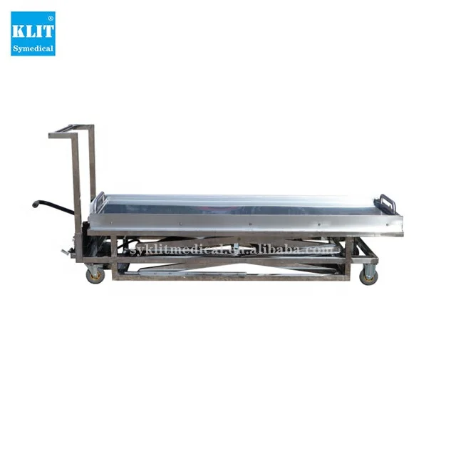 Provide customizable size mortuary coffin trolley lift/Mortuary Scissor Lift/Funeral Body Lifting Corpse Cart