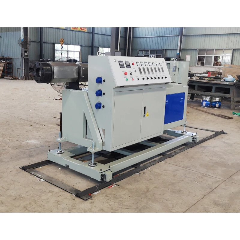 Zeqi Machinery Pvc Pp Pe Extruded Machine Plastic Mobile Single Screw Plastic Extruders