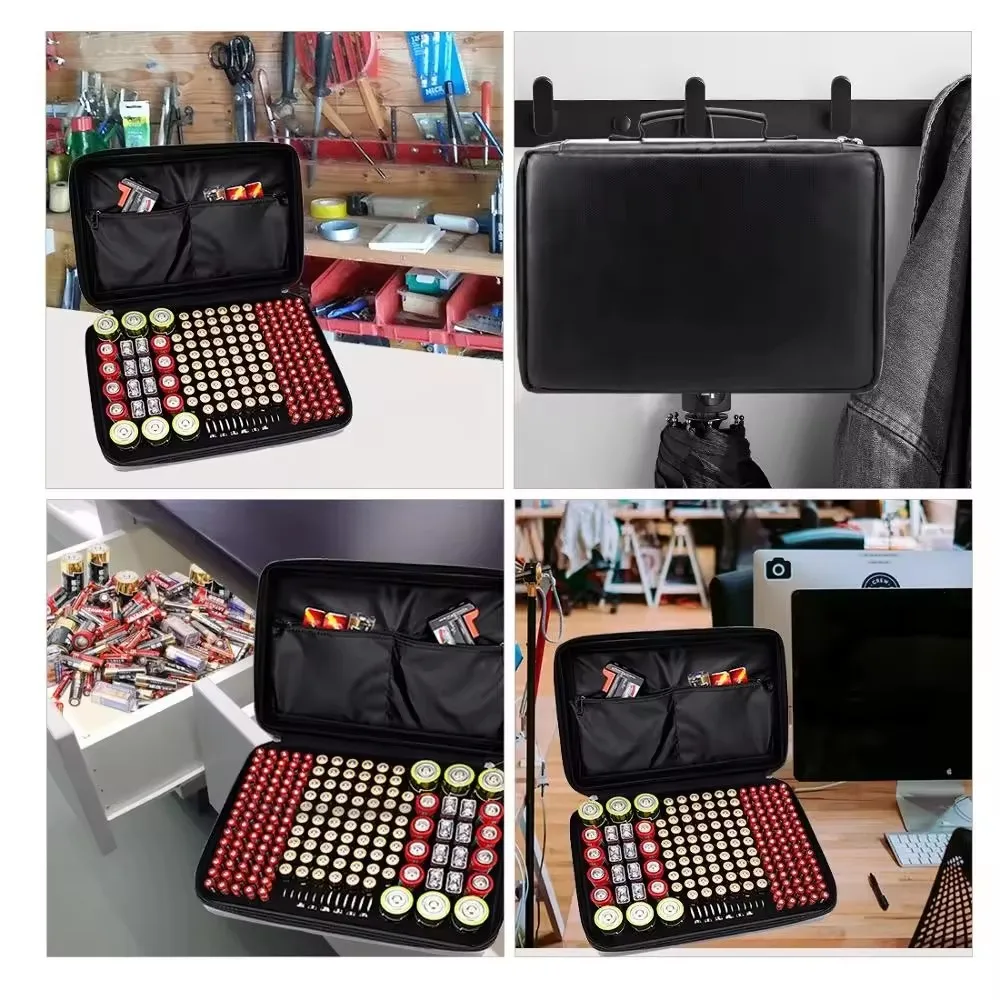 New Release Battery Organizer Box OEM/ODM Thermal Protecter Professional Heat Retard Fireproof Storage Battery Tester