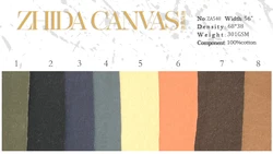 Fabric price per yard 8 oz 100 cotton pu coated  fabric