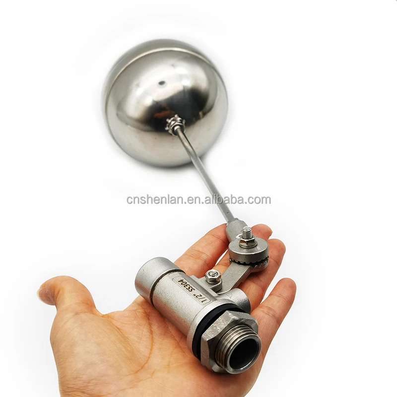 304 Stainless Steel 1/2 inch Float Valve floating ball High Pressure Automatic Water Tank