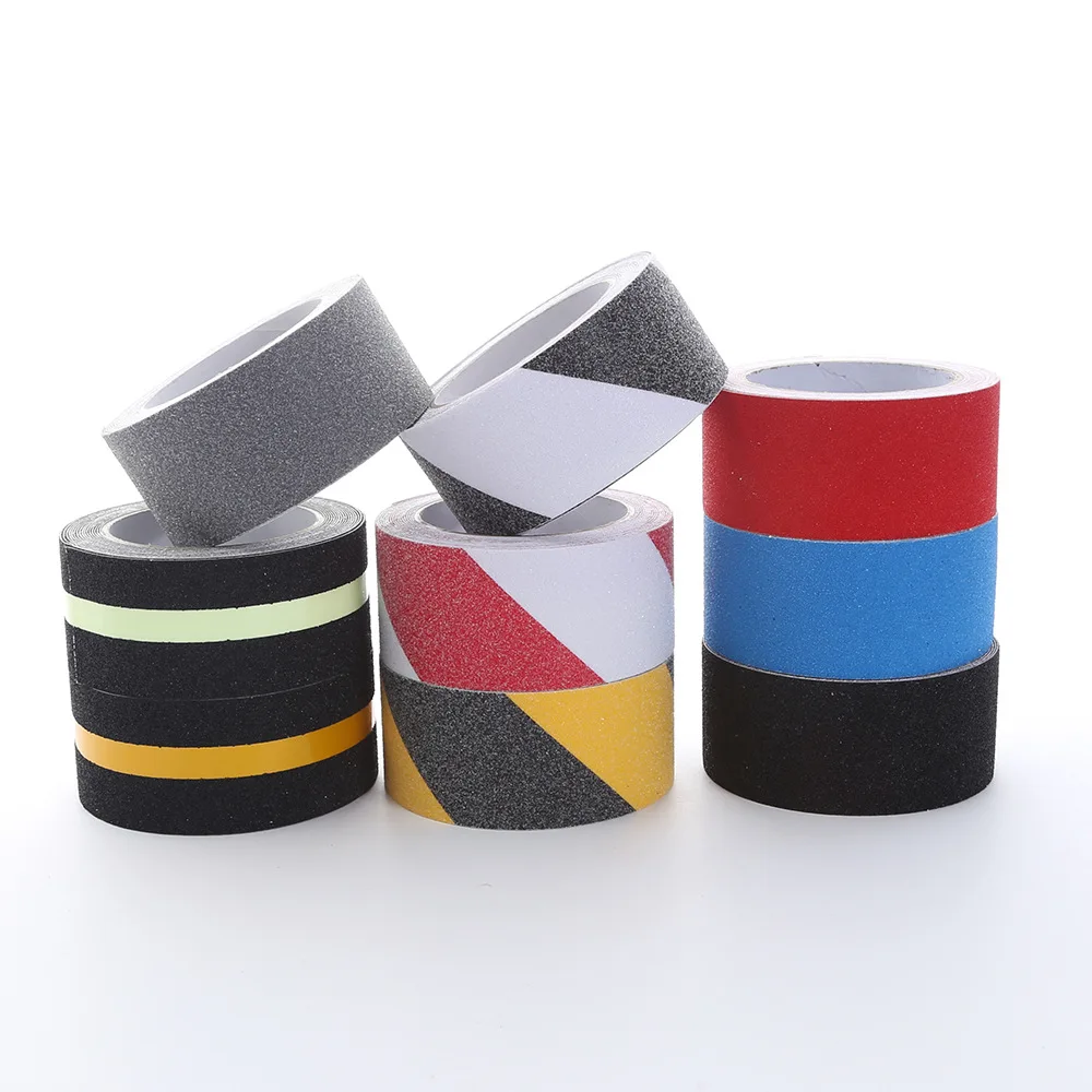 2 Color Non-slip Safety Waterproof Pressure Sensitive Acrylic PVC Anti Slip Tape For Stairs Tread Floor