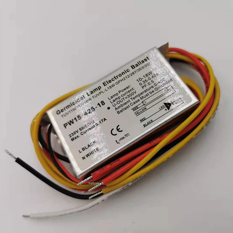 Wholesale good price Instant start ballast 24VDC electronic ballast for 18W germicidal uv lamps