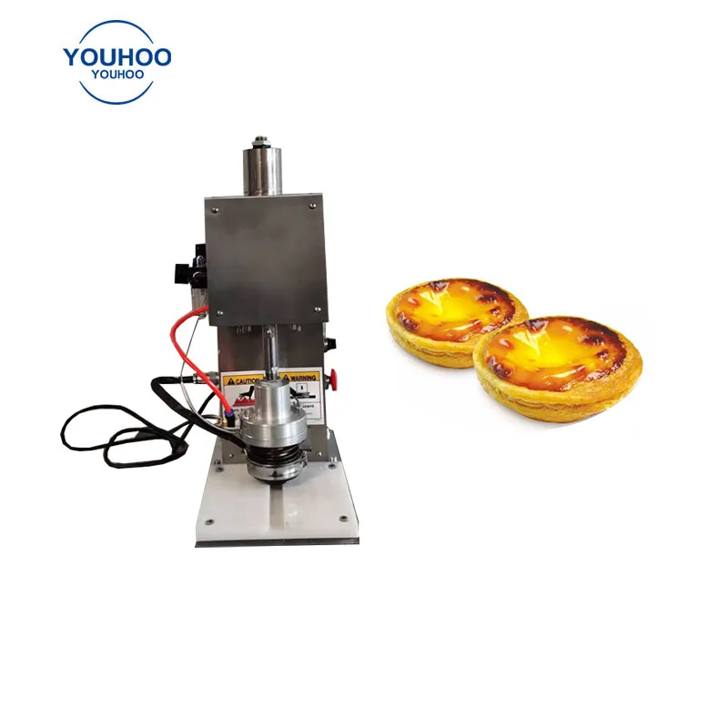 Mini biscuit waffle crust egg tart production line egg tart skin forming machine of tartlet wrapper