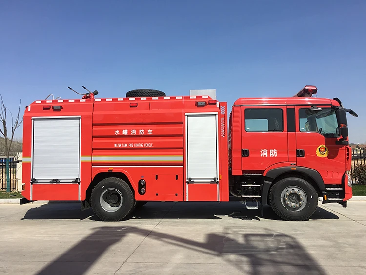 Дешевые продажи известный бренд Китайский SG40F2 пожарный грузовик танкер 4 тонн пожарная